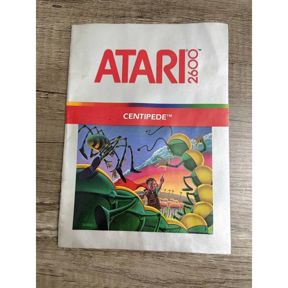 Atari 2600 Centipede Game Manual Instruction Booklet‎ Only